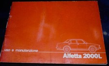 ALFA ROMEO LIBRETTO USO E