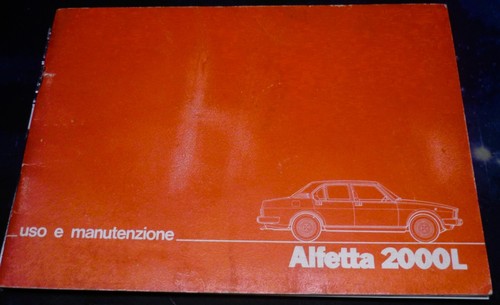 Alfa romeo libretto - uso, e