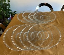 n. 8 SOTTOPIATTI in VETRO spesso importante (1,2 kg a piatto) - diametro 34 cm.