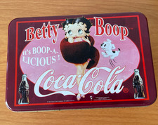 SCATOLA DI LATTA COCA COLA BETTY BOOP CM 19,5 X 13 X 7  CARTEXPO