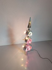 puntale in celluloide luminoso x albero di natale anni '70