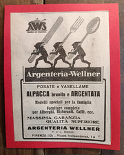 1925 Firenze in Pubblicita' con Argenteria-Wellner