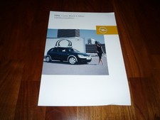 Opel Corsa BLACK & SILVER LIMITED EDITION Prospekt 09/2002