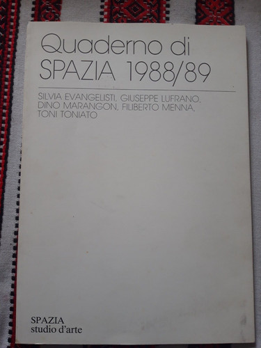 Quaderno spazia 1988 - di, 1988/89