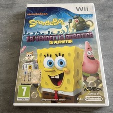 SpongeBob La Vendetta Robotica Di Plankton - Nintendo Wii - Italia - PAL  - Raro