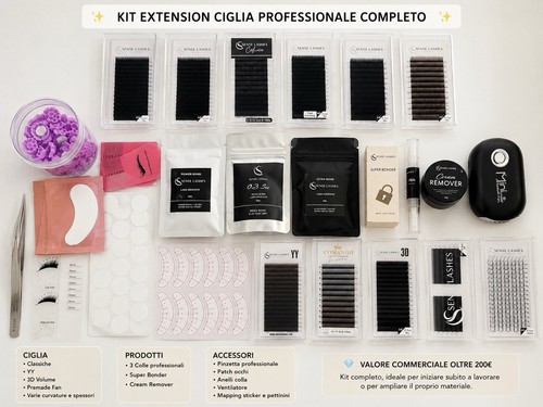 Kit extension ciglia - kit,