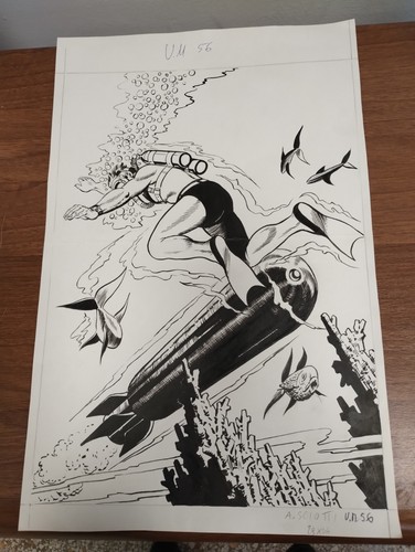 Copertina cover original art - copertina,