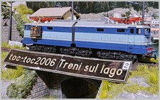 RIVAROSSI 1474 FS LOCOMOTIVA ELETTRICA E. 646 035 TRENO AZZURRO H0 HO (2)