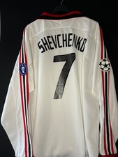 Shevchenko Milan match issued shirt Champions Yokohama XL trikot Ukraine