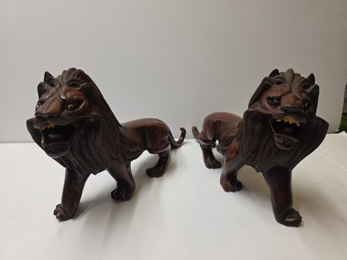 Coppia sculture leone - coppia,