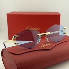 Cartier C Rimless Gold Frame