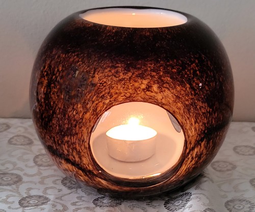 Vaso votivo vintage - , rotondo