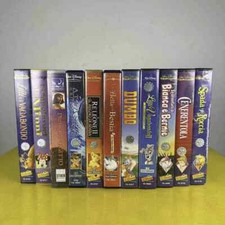 lotto di 11 vhs film walt