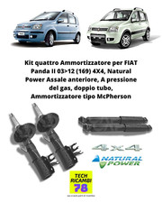 KIT 4 AMMORTIZZATORI GSP FIAT