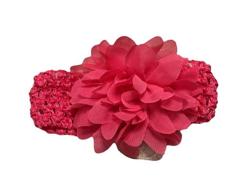 Fascia per capelli rosa