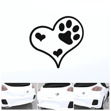 Adesivo A Cuore Con Zampe
