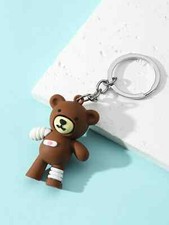 Portachiavi con ciondolo orso
