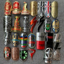 Distintivo testa bici metallo