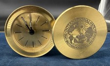 Tiffany & Co Brass Clock Swiss