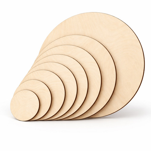 Cerchio legno forma compensato - legno,