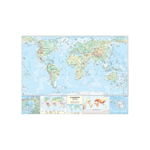 Carta geografica mondo - carta,
