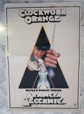 POSTER LOCANDINA VIDEOTECA ARANCIA MECCANICA VINTAGE