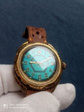 Orologio militare Vostok Komandirskie meccanico URSS Vostok esercito sovietico quadrante blu