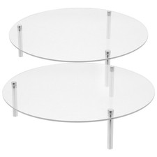  2 Sets Pisto Per Dolci Alzatine Supporto Cupcake Espositore Alimentare