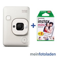 Fuji Instax Mini LiPlay misty white fotocamera istantanea Fujifilm con 2 mini pellicole