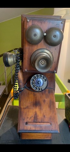Telefono vintage muro - a, in