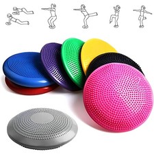 CUSCINO EQUILIBRIO GONFIABILE BALANCE PROPRIOCETTIVO DISCO YOGA FITNESS PILATES