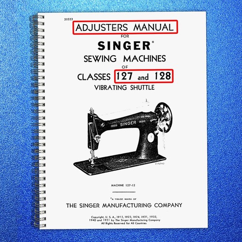 Singer 127 128 adjusters - 127,