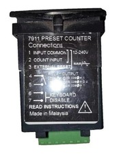 Trumeter 7911 Digital Totalizing Counter Single-Preset