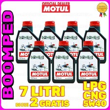 7L MOTUL LPG-CNG 5W40 OLIO MOTORE SINTETICO AUTO GPL ACEA C3 API SN PLUS 07MO77