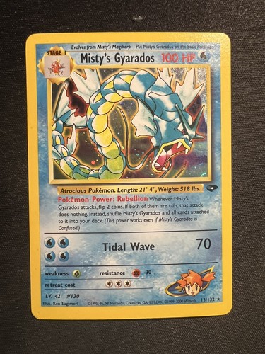 Pokemon misty gyarados - gyarados, holo