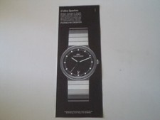 advertising Pubblicità 1987 OROLOGIO IWC PORSCHE DESIGN L'ULTRA SPORTIVO