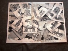 Milano nel 1880 Esposizione dei progetti per il Monumento delle 5 giornate