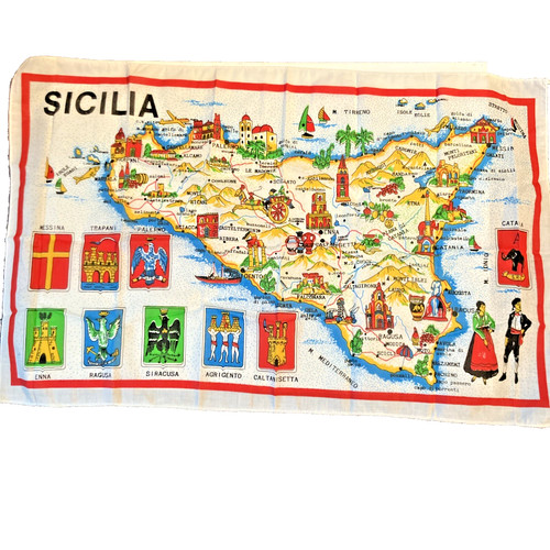 Asciugamano cucina sicilia - asciugamano,