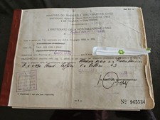 Opel Kadett B Caravan Del 1968 Carta Circolazione Con Complementare 