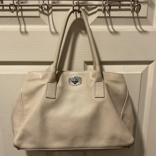 Furla beige pebbled shoulder - furla,
