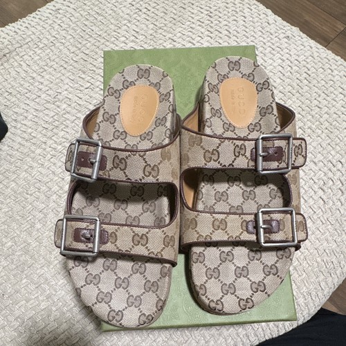 Sandali gucci monogram tela - gg,