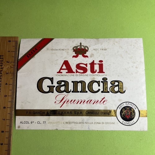Asti gancia spumante lli - asti, f.lli