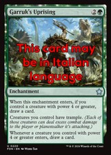 MTG GARRUK's UPRISING EXC - INSURREZIONE DI GARRUK 220 - FDN - MAGIC