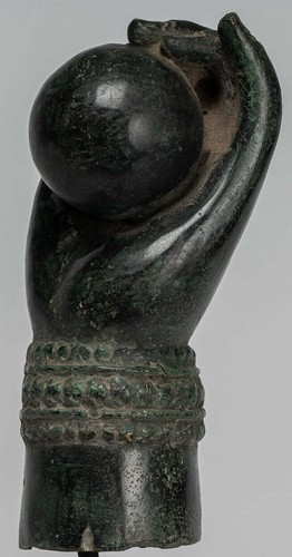 Mano vishnu bronzo stile - bronzo,