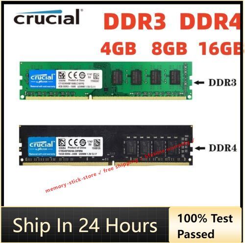 Crucial ddr3 ddr4 - crucial, gb