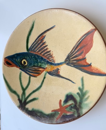 Piatto pesce vintage