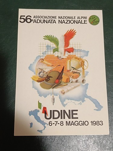 Cartolina associazione alpini - associazione,
