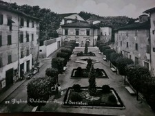 Figline Valdarno (Firenze) piazza Serrisfori, viagg.1973