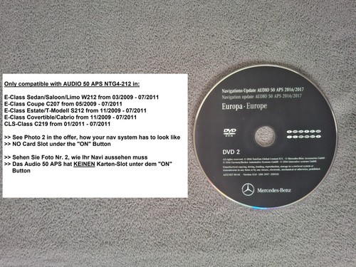 Dvd navigazione mercedes audio - navigazione,
