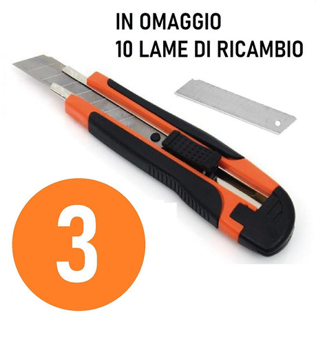 Pezzi taglierino cutter - 3,